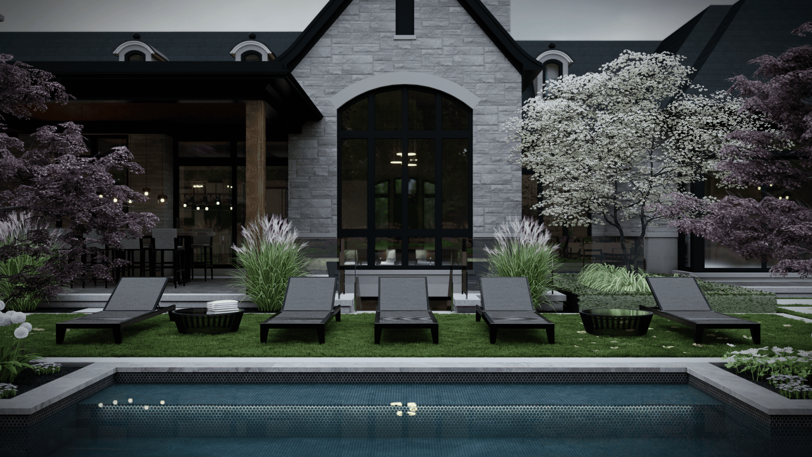 Full backyard landscape Niagara Ontario
